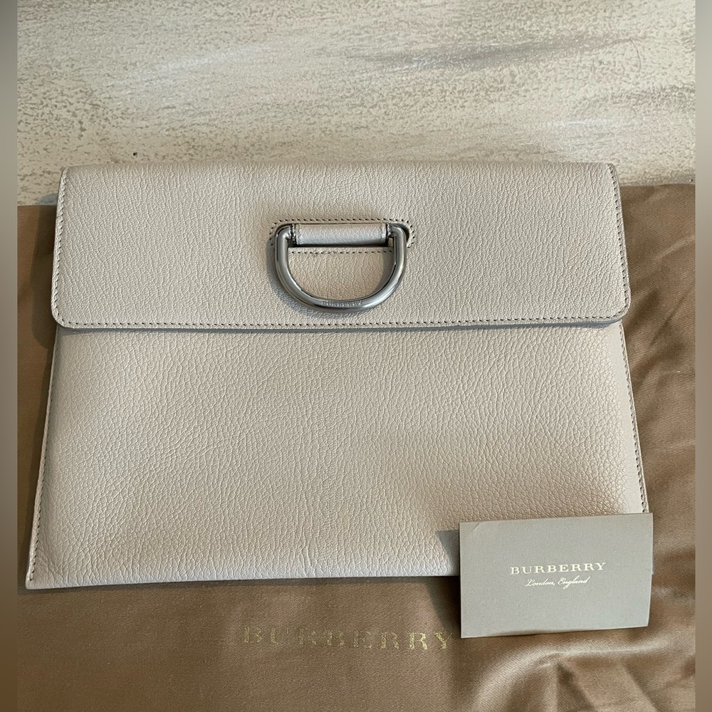 Burberry oversized clutch